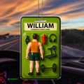 Fitness Lover Car Ornament for Dad – Personalized Gym Acrylic Accessory – Unique Father’s Day Gift for Workout-Obsessed Dads

