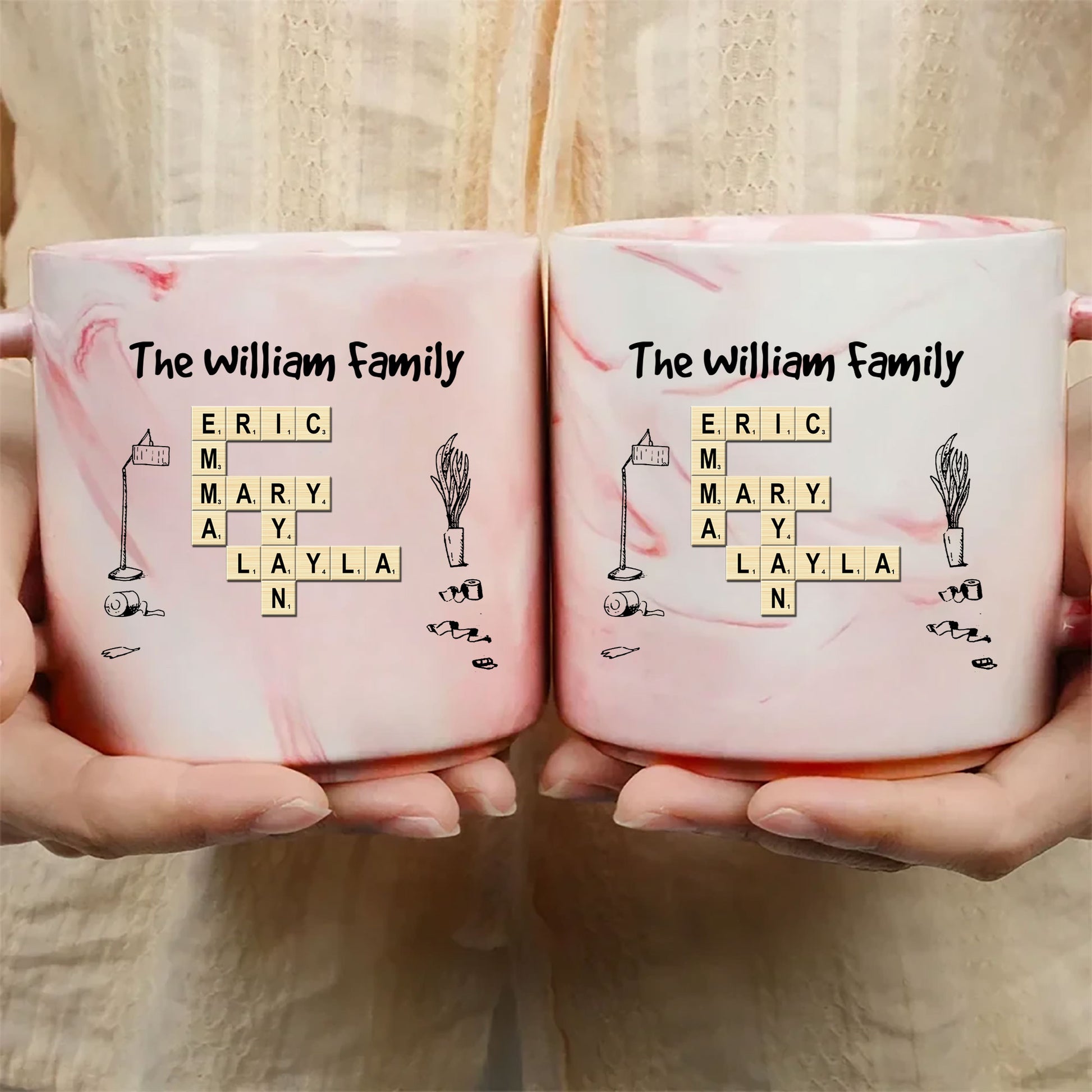 For the Mom Who Does It All: Bold Marble Mug for Everyday Heroes
