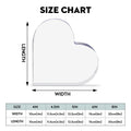 Friends I May Not Always Be There With You, But I Will Always Be There For You Heart Shaped Acrylic Plaque, Gift for Your Besties