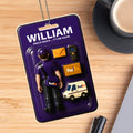 Funny Custom Gift for Dads – Personalized Name Delivery Driver Ornament – Father’s Day Acrylic Car Hanging Accessory for Hardworking Fathers