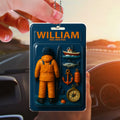 Funny Fisherman Car Ornament - Personalized with Name & 