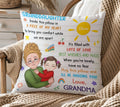 Granddaughter Inside This Pillow Is A Piece Of My Heart To Bring You Comfort Pillow