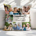 Grandma We Love You Pillow for Great Grandma Personalized with Great Grandchild's Name
