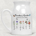 Grandma's Garden Growing since Custom Year Vase