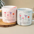 Grandma's Garden Mug Personalized with Grandchild's Name and Birth Flower

