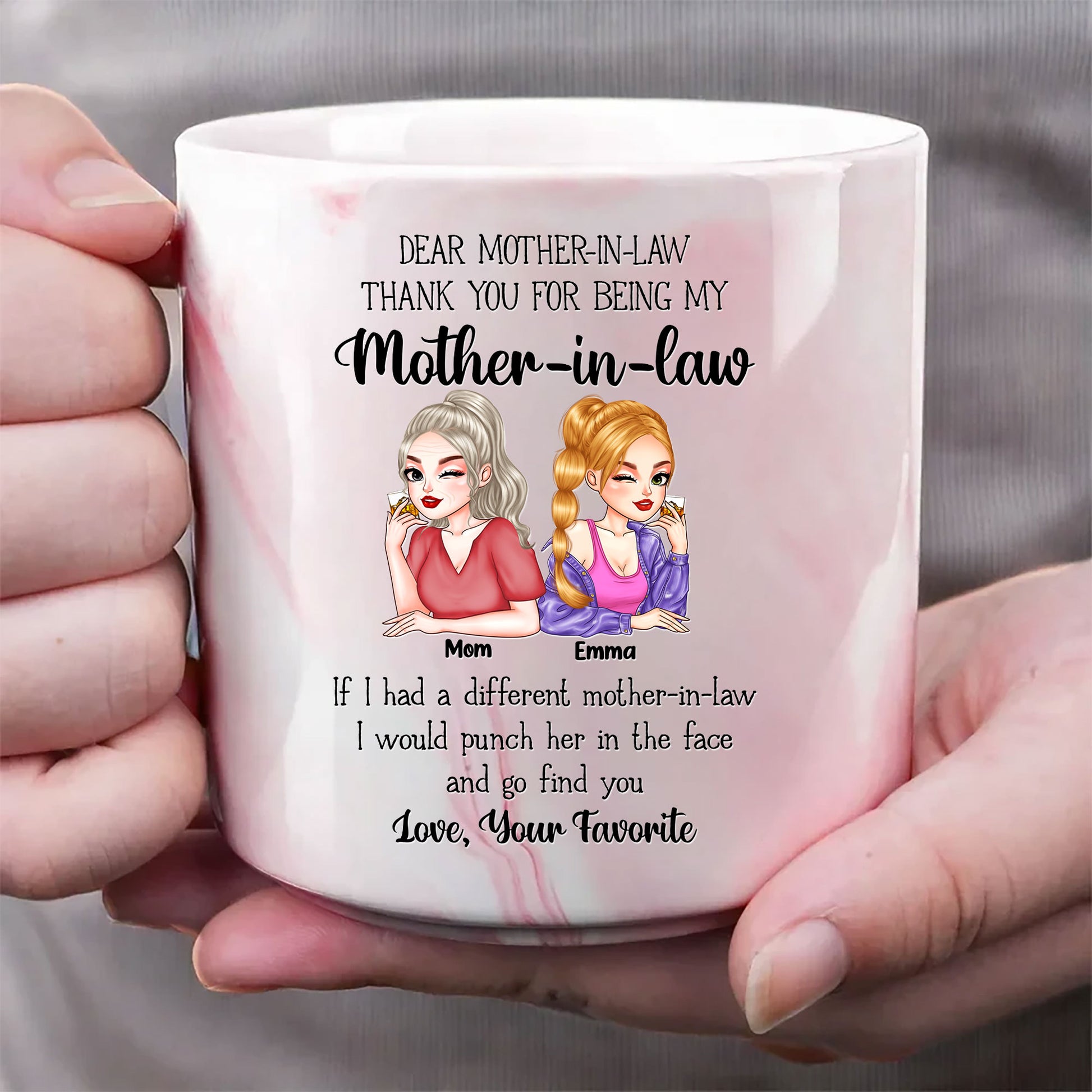 Gratitude in Every Sip: Unique Mug for a Special Mother-in-Law
