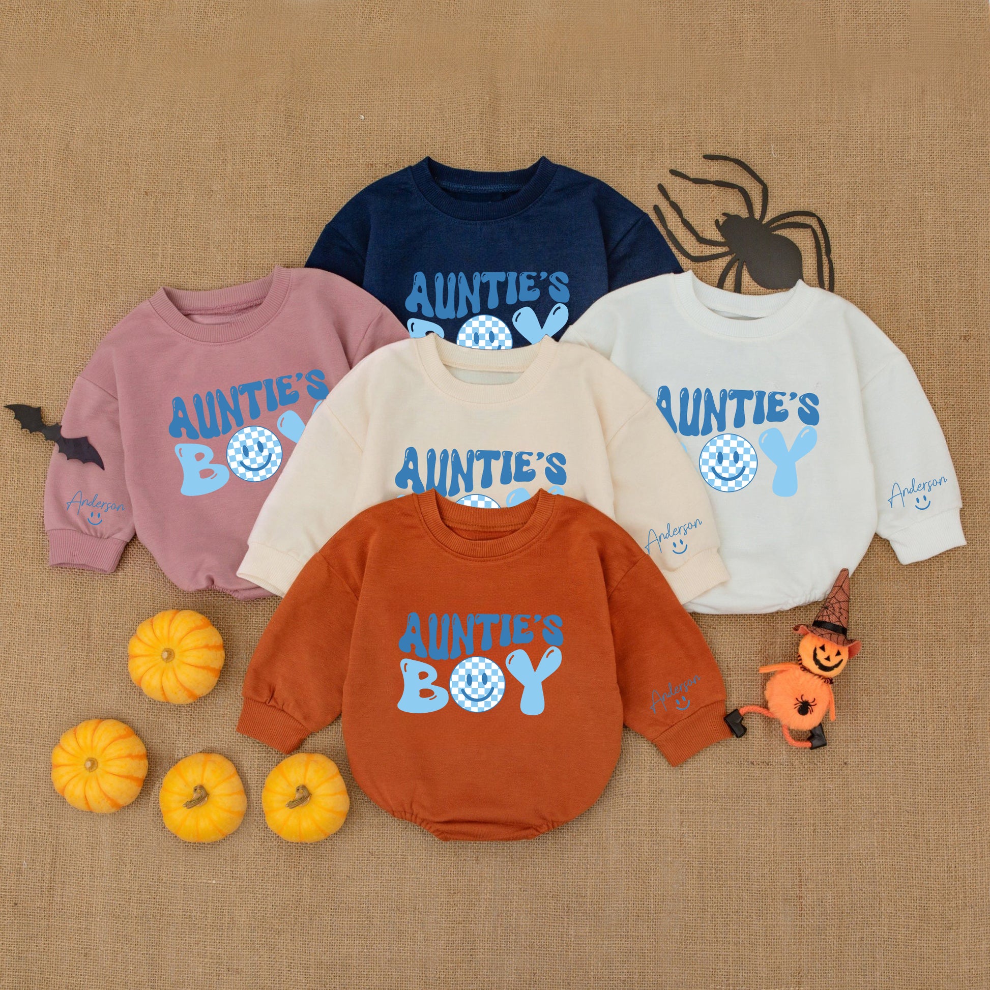 Baby Romper Customize Auntie's Boy - Personalized Custom Babysuit - Gift For Baby - LuthCreative