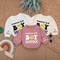 2 Sides Bodysuit Romper Long Sleeve Mama's Boy Personalized Custom Babysuit - Gift For Baby And Mom - LuthCreative