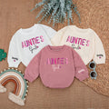 Baby Bodysuit Romper Long Sleeve Customize Name Auntie's Girl Personalized Custom Babysuit - Gift For Niece And Auntie - LuthCreative