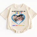 Happy First Father's Day Daddy Personalized Photo Romper