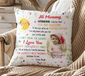 Hi Mommy Grandma Told Me That You Are Awesome Personalized Pillow, Gift for Her, Gift For Mother