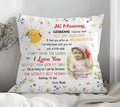 Hi Mommy Grandma Told Me That You Are Awesome Personalized Pillow, Gift for Her, Gift For Mother, Gift For Granddaughter, Grandson, Kids