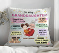 Hugged This Soft Pillow - Gift For Granddaughter, Grandson, Kids
