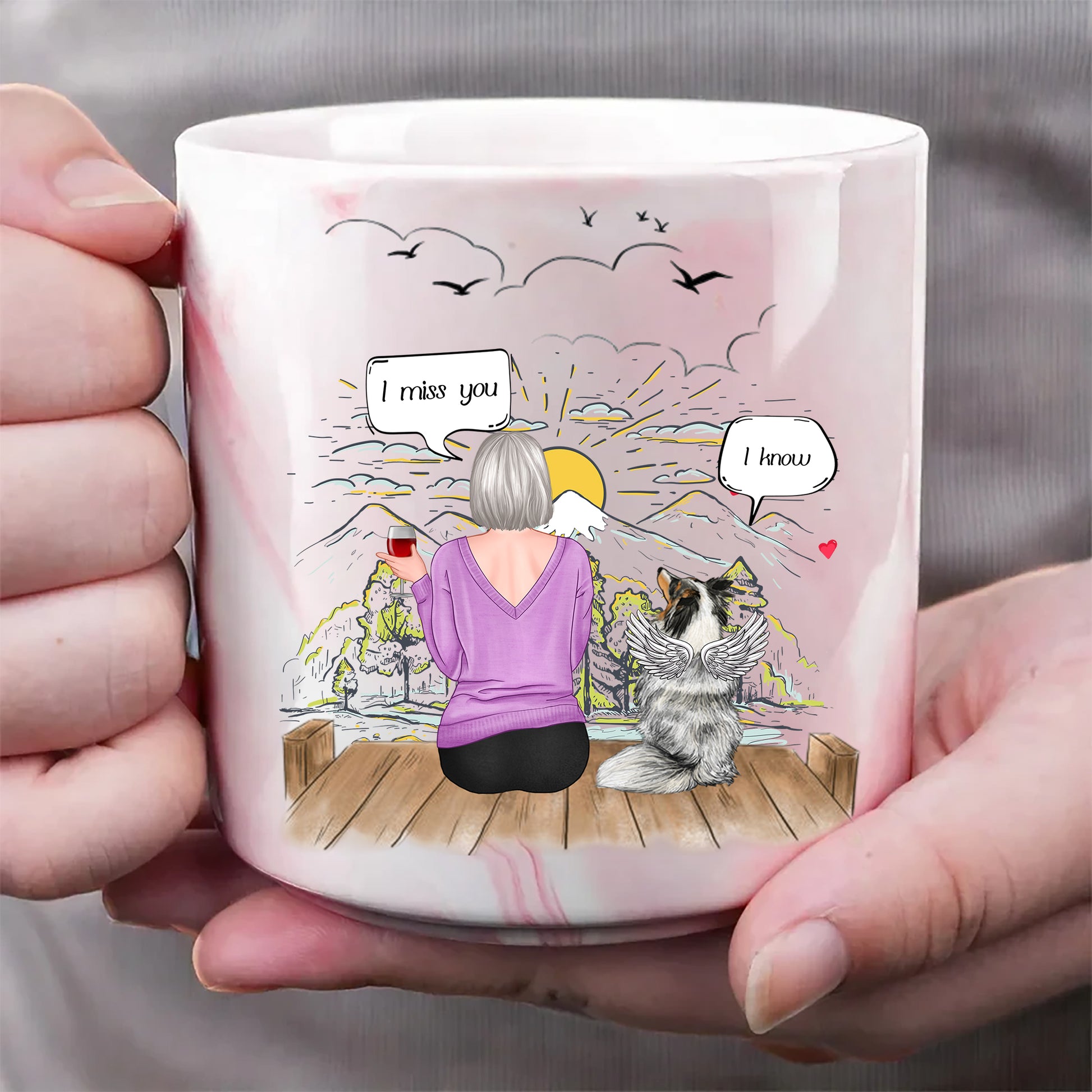 I Miss You More Than Anything - I Know - Personalized Mug