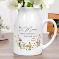 If Nanas Were Flowers I'd Pick You Birth Month Flower Personalized Ceramic Vase
