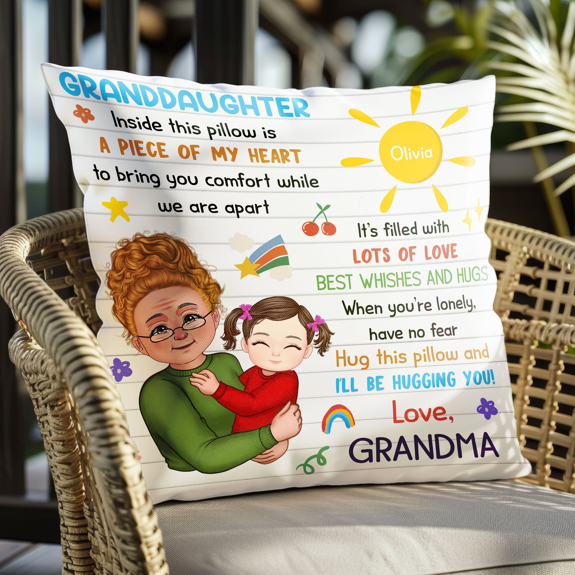  It's Filled With Lots Of Love Best Whishes And Hugs When You're Lonely. Have No Fear Hug This Pillow And Ill Be Hugging You!