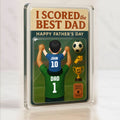 Kick Off Father’s Day with a Personalized Soccer Dad Gift – 3D Acrylic Display with Custom Name & Jersey Number

