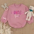 Baby Bodysuit Romper Long Sleeve Customize Name Auntie's Girl Personalized Custom Babysuit - Gift For Niece And Auntie - LuthCreative