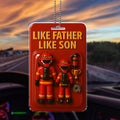 Like Father Like Son Firefighter Ornament – The Perfect Gift for Dad and Son Heroes This Father’s Day