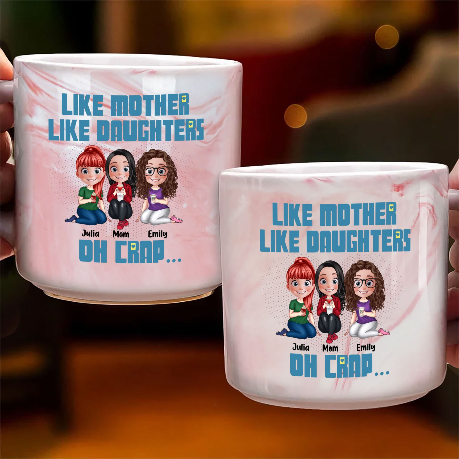 Like Mother Like Daughter - Gift For Mom, Mother, Grandma, Daughter