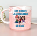 Like Mother Like Daughters Oh Crap Marble 13.5oz Personalized Marble Mug - Mother And Daughters Gift