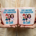 Like Mother Like Daughters Oh Crap Marble 13.5oz Personalized Marble Mug - Mother And Daughters Gift, Customized Mug, Gift For Mom, Gift For Grandma