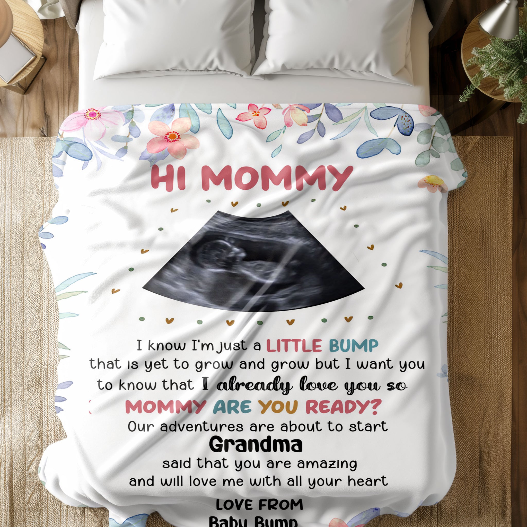 Love Bump Gifts - I Know I'm Just A Little Bump That Is Yet To Grow And Grow - Gifts for Mommy - Mother's Day Gifts
