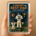 Make Dad Feel Like #1 with a 3D Baseball Acrylic Gift – Personalized Father’s Day Plaque Full of Love and Style