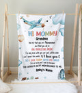 Mommy Grandma Told You Awesome and Will Be Amazing Personalized Blanket