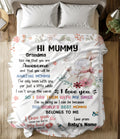 Grandma says you're awesome and will be amazing Personalized Blanket - Gifts for Mom