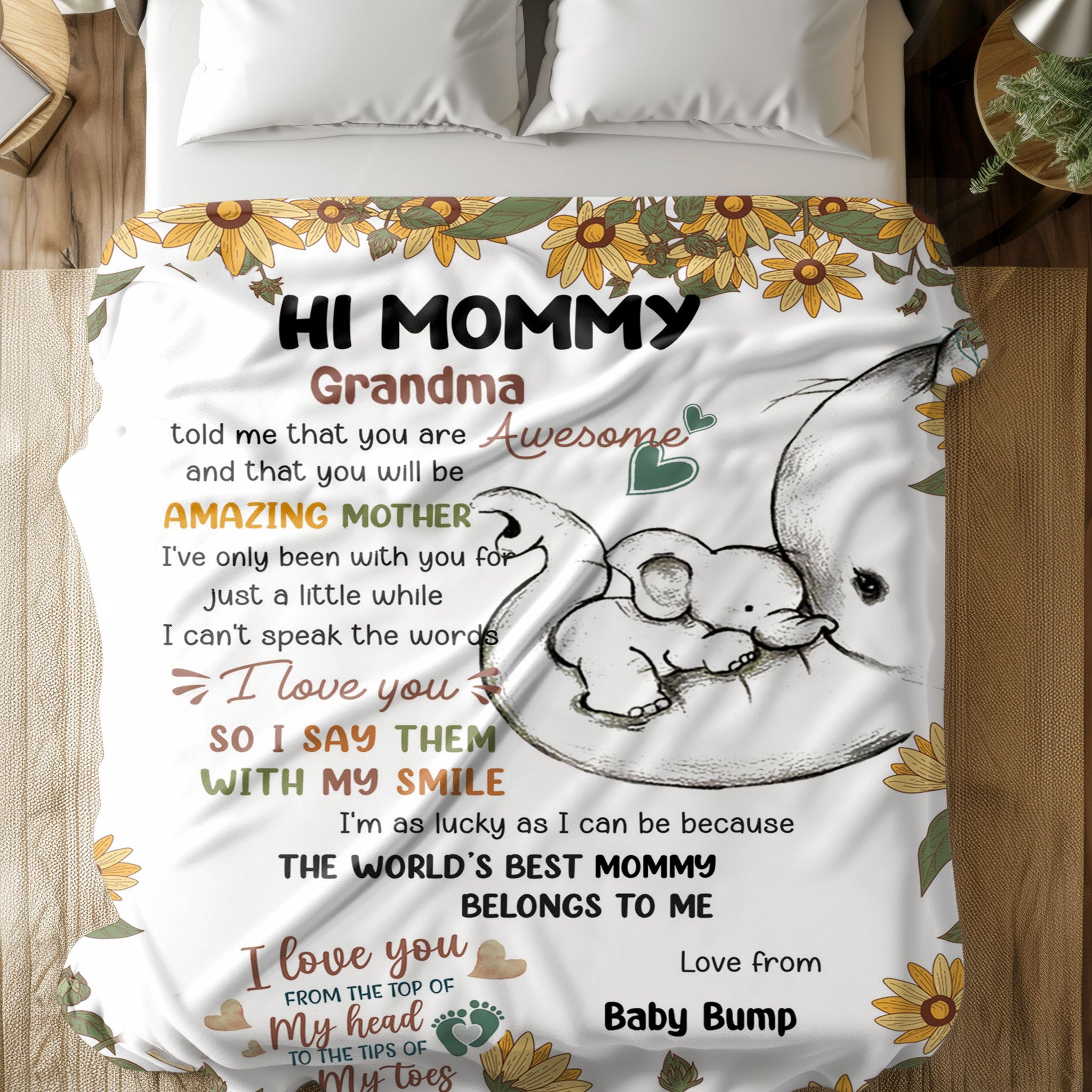 Mommy, Grandma says you're awesome and will be amazing, and even though I'm little, I feel it too.