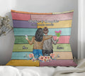 Mother And Daughter Forever Linked Together Personalized Pillow