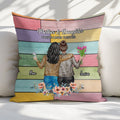 Mother And Daughter Forever Linked Together Pillow For Daughter's Birthday

