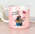 Mother Daughter Bond Personalized Marble Mug With Custom Names