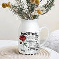 Mother's Inspirational Message Keepsake | Custom Birth Flower Gift For Daughter
