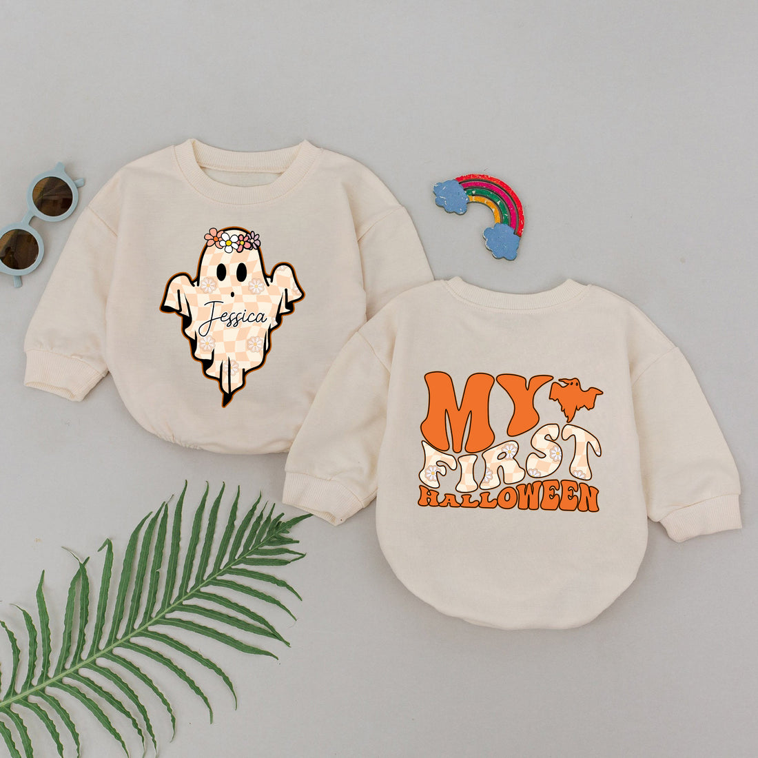 Romper Baby My First Halloween - Personalized Custom Babysuit - Gift For Baby - LuthCreative