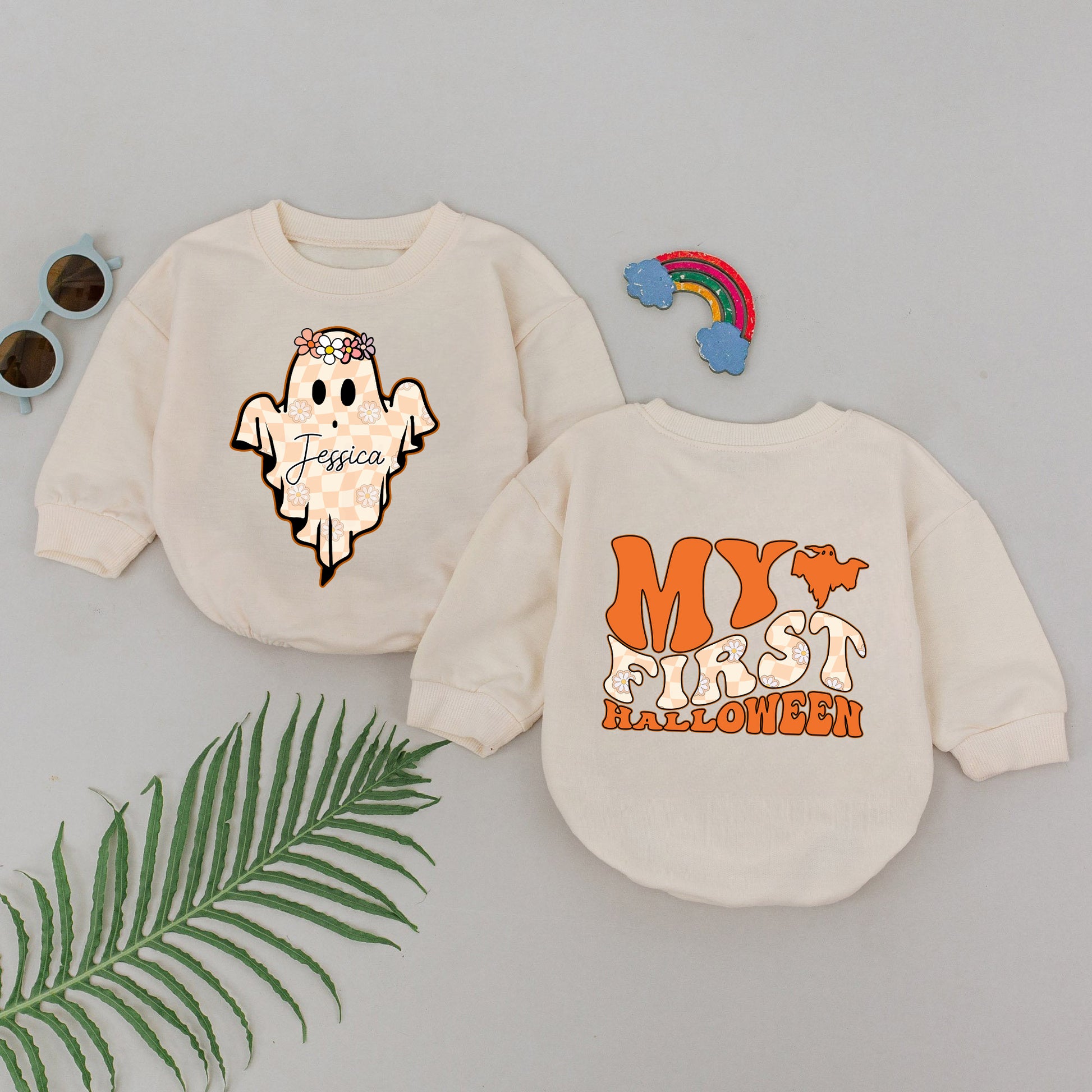 Romper Baby My First Halloween - Personalized Custom Babysuit - Gift For Baby - LuthCreative