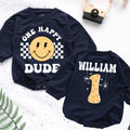 One Happy Dude Personalized Baby Romper - Short/Long Sleeve (0-2Y) - LuthCreative