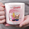 Never Forget That I Love You - Family Personalized Custom Marble Mug