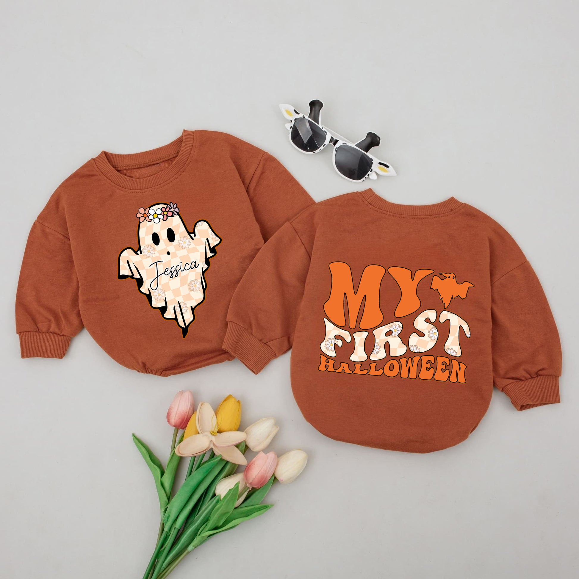 Romper Baby My First Halloween - Personalized Custom Babysuit - Gift For Baby - LuthCreative