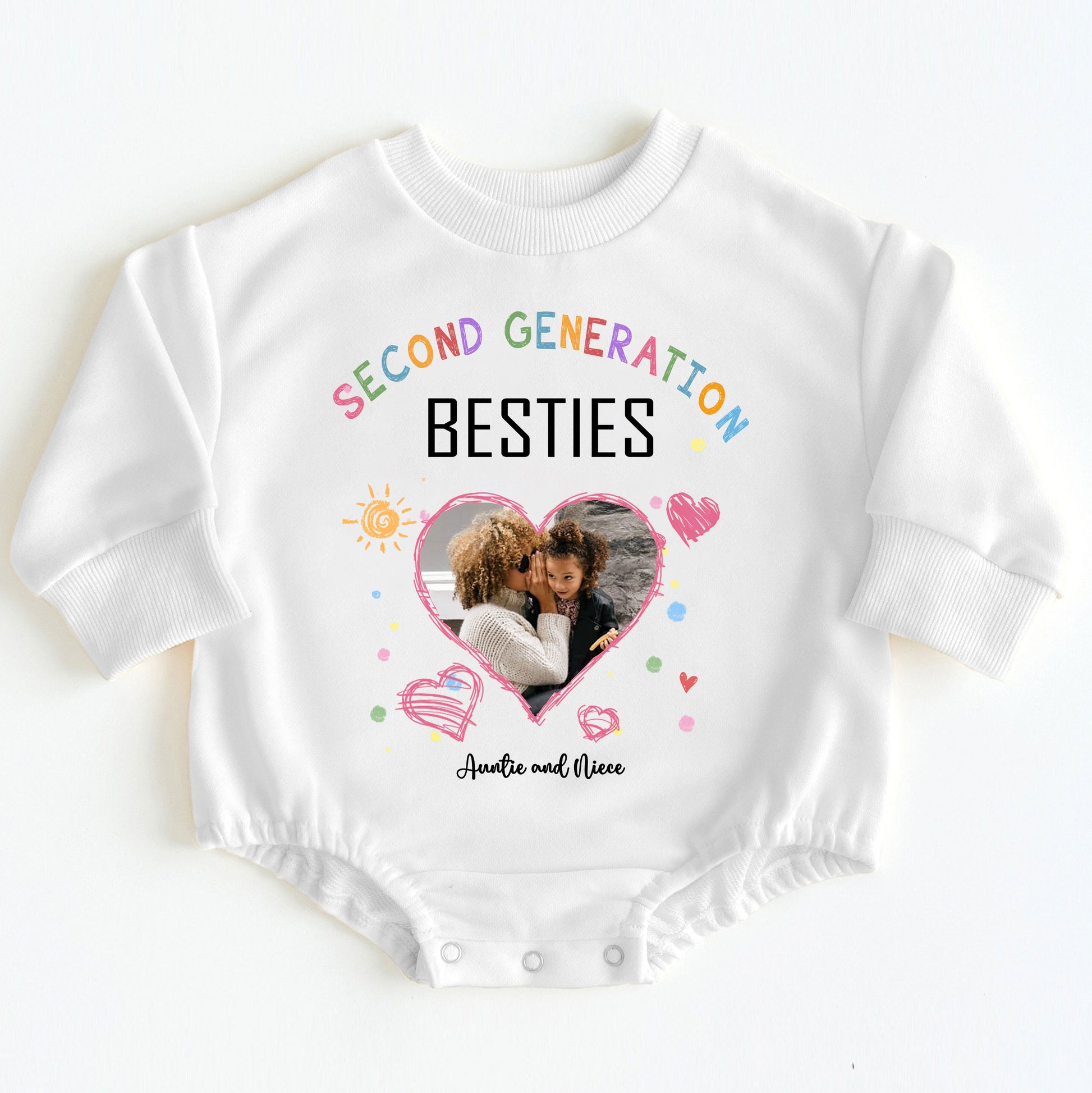 Personalized Auntie and Niece Gift Baby Onesie