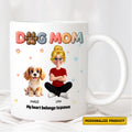 Personalized Dog Mom Mug - Custom Owner & Dog Characters Gift - 