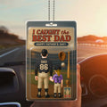 Personalized Father's Day Gift for Baseball Dad - Custom Car Ornament