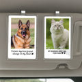 Personalized 'Forever in My Heart' Pet Car Visor Clip – Memorial Gift for Dog & Cat Lovers – Custom Photo Ornament
