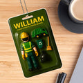Personalized Garbage Man Car Hanging Ornament - Custom Name Sanitation Worker