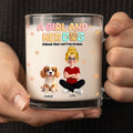 Personalized Girl and Her Dog Mug - Custom Gift for Dog Lovers
