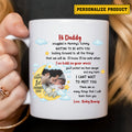 Personalized “Hi Daddy” Ceramic Mug - Custom Baby Bump to Daddy Mug - Thoughtful First Father’s Day Gift with Heartfelt Message