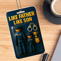 Personalized “Like Father Like Son” Police Car Hanging Ornament – Unique Father’s Day Gift for Police Dads and Their Little Heroes

