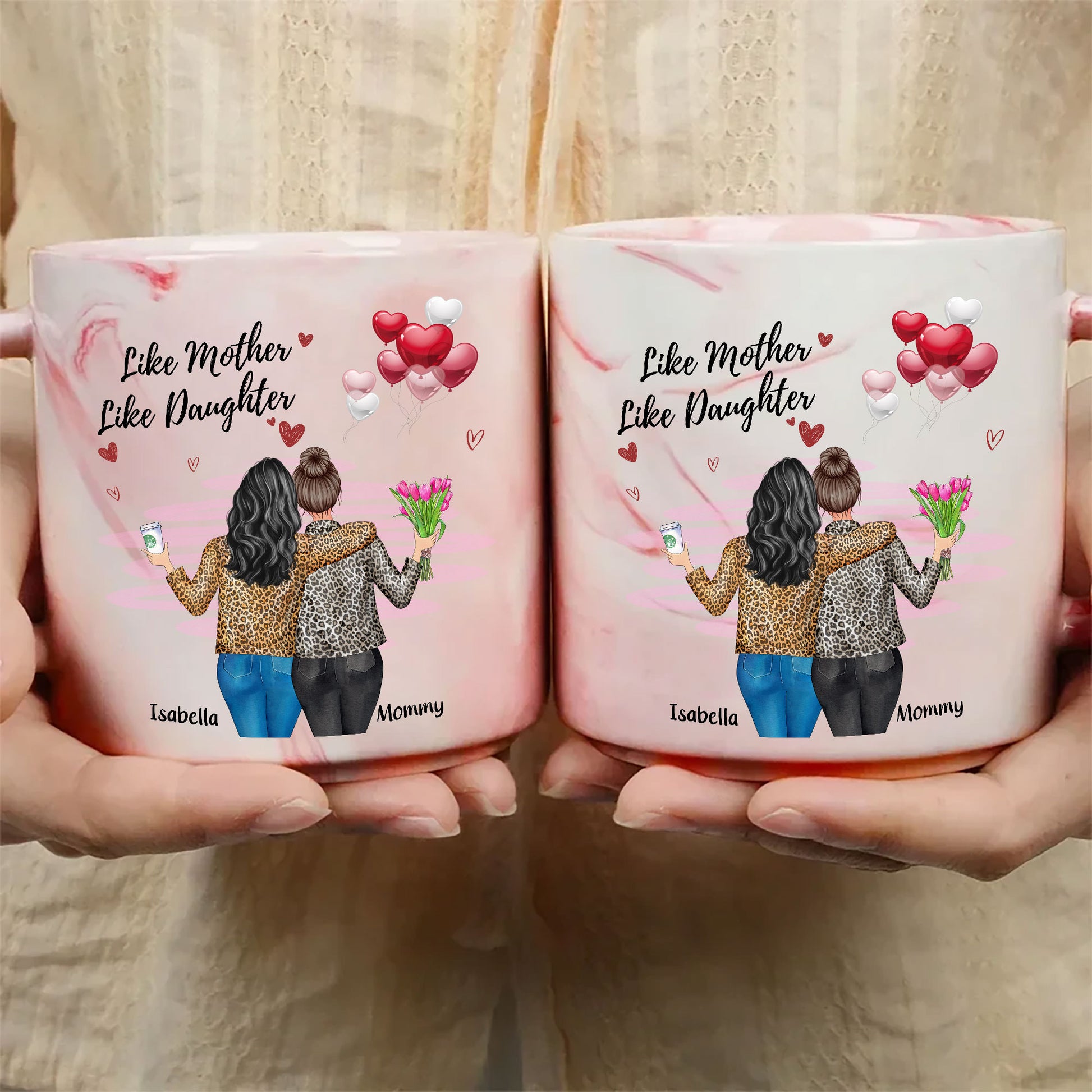 Personalized Marble Mug For Mother's Day
