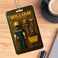 Personalized Miner Dad Acrylic Car Ornament – Custom Father’s Day Gift for Coal Miners and Dads Who Dig It for a Living